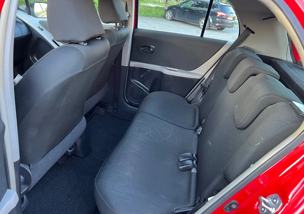 Toyota Yaris cena 21500 przebieg: 132580, rok produkcji 2010 z Tarnów małe 631